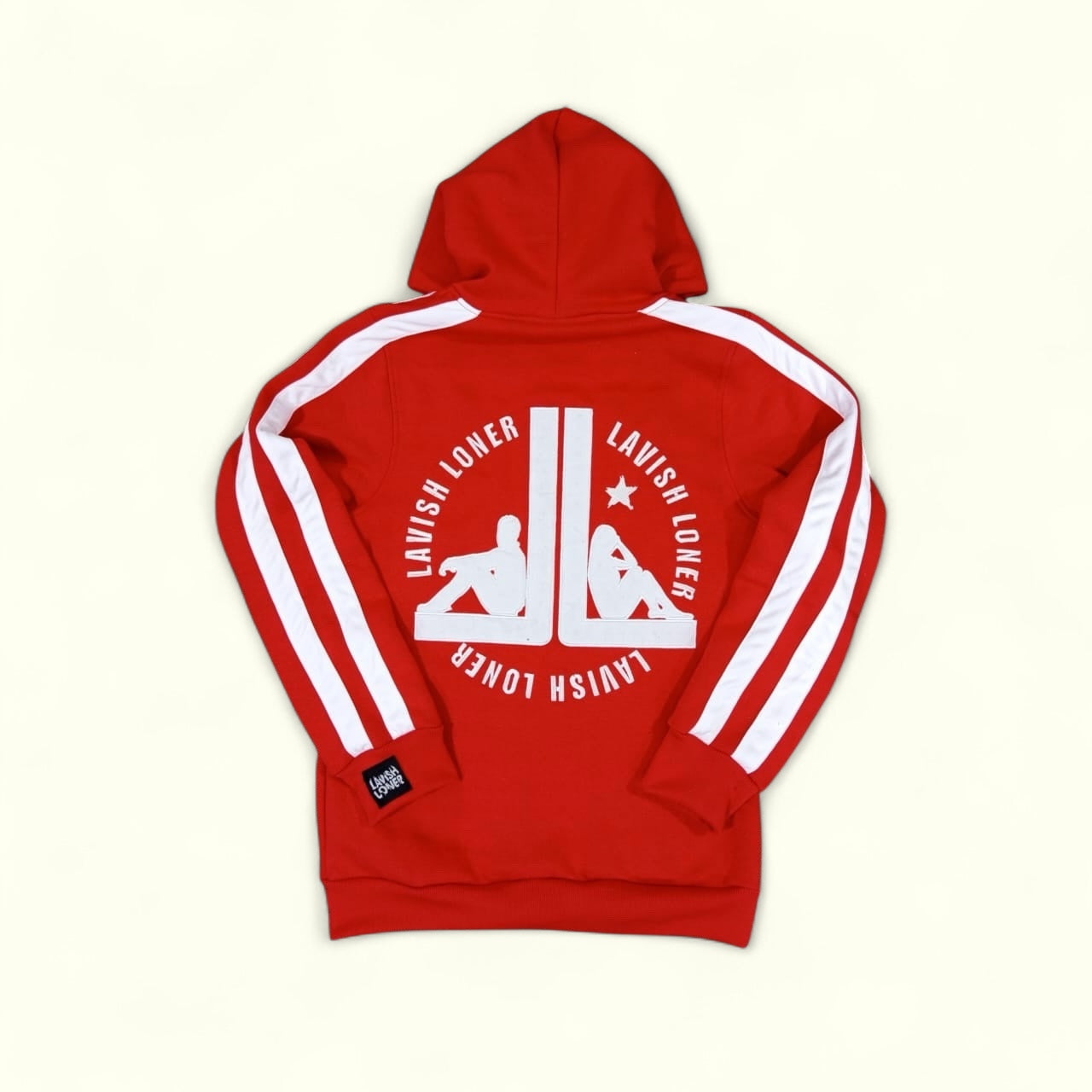 Lavish loner BTW hoodie red