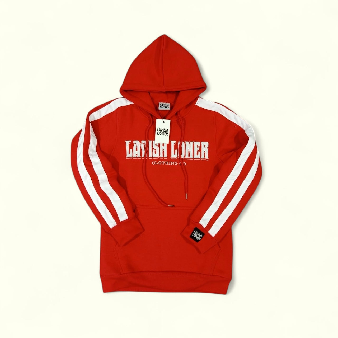 Lavish loner BTW hoodie red